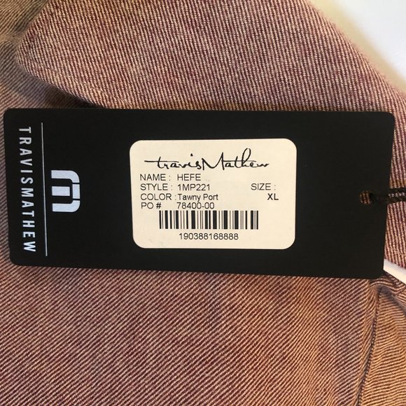 TravisMathew Hefe Mens Mens Shirt NWT XL - Picture 3 of 9